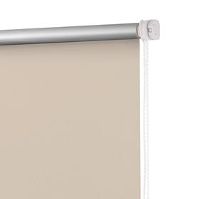Рулонная штора блэкаут «Слоновая кость», 80х160 см, цвет бежевый