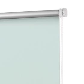 Рулонная штора блэкаут «Свежая мята», 140х175 см, цвет зеленый