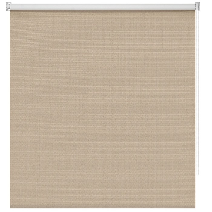 Рулонная штора блэкаут «Шалюр», 110x160 см, цвет коричневый - Фото 1
