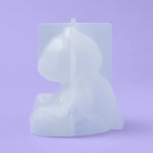 Молд для заливки «Медвежонок», силикон, 6.5×5.8 см, прозрачный - Фото 5