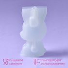 Молд для заливки новогодний «Оленёнок», силикон, 6×3×6 см, прозрачный - Фото 2