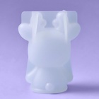 Молд для заливки новогодний «Оленёнок», силикон, 6×3×6 см, прозрачный - Фото 5