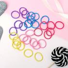 Резинка для волос "Классика" (набор 30 шт) мерцающие полосы, микс 5135934