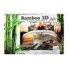 Постельное бельё "Этель Bamboo 3D" евро Гепард 200*220 см 220*240 см 50*70 + 5 см - 2 шт., 80% микрофибра, 20% бам - Фото 4
