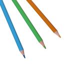 Цветные карандаши 24 цвета ZOO, пластиковые, шестигранные - Фото 3
