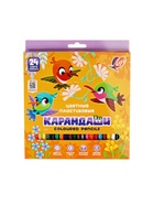 Карандаши цветные 24 цвета ZOO, пластиковые, шестигранные 5274930 - фото 5276506