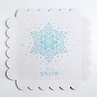 Коробка для кондитерских изделий с PVC крышкой «Let it snow», 21 х 21 х 3 см, Новый год - Фото 5