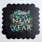 Коробка для кондитерских изделий с PVC крышкой Happy New Year, 21 х 21 х 3 см - Фото 4