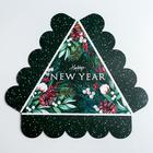 Коробка для кондитерских изделий с PVC крышкой «Happy New Year», 18 х 3 см, Новый год - Фото 4