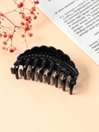 Крабик для волос «Бель», косичка, 10 см, чёрный (комплект 6 шт) - фото 52550395