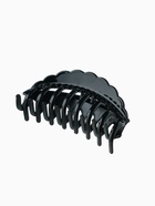Крабик для волос «Бель», косичка, 10 см, чёрный (комплект 6 шт) - фото 52550396