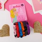 Резинки для волос «Спорт», набор 6 шт., цветочки, 5 см - Фото 1