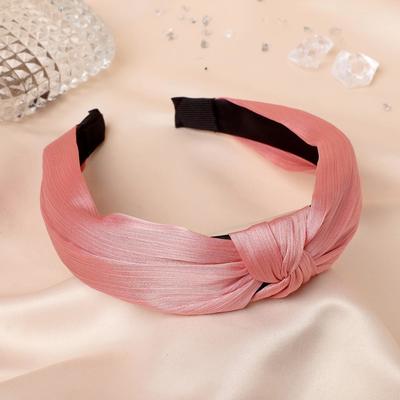 Ободок для волос «Престиж», 3 см, розовый