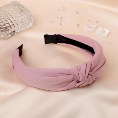 Ободок для волос «Кокетка», 3 см, розовый