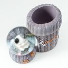 Сувенир полистоун водяной шар свет/для ручек "Котик и клубок" d=8 см МИКС 12,6х15,2х7,5 см - фото 25266051