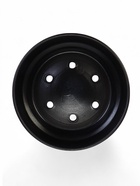 Горшок - бонсайница «Огма» для кактусов и суккулентов, 2 л, d=22 см, h=8 см, керамика, с поддоном, чёрный - Фото 4