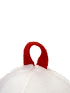 Шапка для бани и сауны «Береги голову, вдруг там мозги», полиэстер, белая - Фото 4