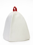 Шапка для бани и сауны «Береги голову, вдруг там мозги», полиэстер, белая - Фото 5