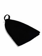 Шапка для бани и сауны, полиэфир 70%, шерсть 30%, с прямым низом, чёрная - Фото 6