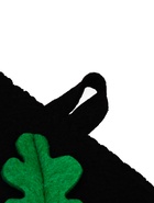 Рукавица для бани с аппликацией «Дубовый лист», полиэфир, чёрный, 5290333