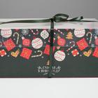 Коробка для капкейка «Счастья в Новом году», 23 х 16 х 10 см, Новый год - Фото 3