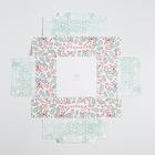 Коробка для кондитерских изделий с PVC крышкой «Present», 12 х 6 х 11,5 см - фото 22959489