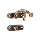 Замок курковой для шкатулок 32х28, цвет бронза - фото 24421243