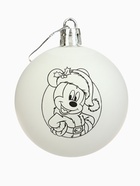 Ёлочные шары под раскраску «Микки Маус», 2 шт., d=5.5 см, набор для творчества - Фото 3