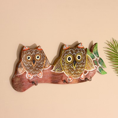 Декоративные крючки «Семья», 58×6×22 см, дерево, МИКС