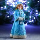 Фигурка полистоун «Снегурочка», голубой кафтан, 9×10×23 см - Фото 1