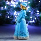 Фигурка полистоун «Снегурочка», голубой кафтан, 9×10×23 см - Фото 2