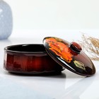 Набор для холодца Псковский гончар «Мак на чёрном», 3 шт., 300 мл, керамика - Фото 3