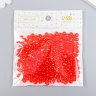 Бусины для творчества пластик "Кристалл с гранями красный" набор 20 гр 0,4х0,6х0,6 см - Фото 3
