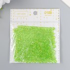 Бусины для творчества пластик "Кристалл с гранями светло-зелёный" набор 20 гр 0,4х0,6х0,6 см   51317 - Фото 5