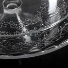 УЦЕНКА Тортовница с крышкой на ножке «Цветочки», 29×29×23 см - Фото 2