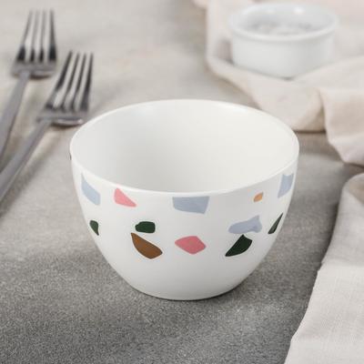 Миска «Мармелад», 10×6.5 см, 360 мл, керамика, белая