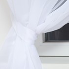 Тюль с подхватом и ламбрекеном "Beautiful Сhristmas" 250х200см, 100% п/э, вуаль - фото 30038629