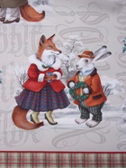 Шторы для кухни с подхватами «Этель» Winter holidays, 145×180 см - 2 шт., бежевые - Фото 8
