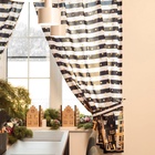 Комплект штор для кухни с подхватами «Этель. Золотой город, 2 шт., белые, чёрные, 145×180 см - Фото 8