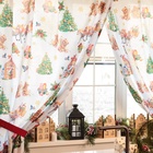 Комплект штор для кухни с подхватами «Новогодняя сказка» 145×180 см - 2 штуки, габардин - Фото 2