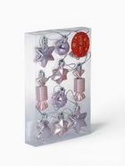 Ёлочные игрушки 10 шт. «Сюрприз», розовые - Фото 12