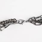 Кулон «Цепь» маскулинность, цвет серый, L=50 см - фото 24474370