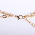 Кулон «Цепь» новолуние, цвет золото , длина 36см - фото 25617055