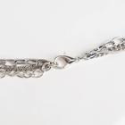 Кулон «Цепь» величие, цвет серебро, L=44 см - фото 25977266