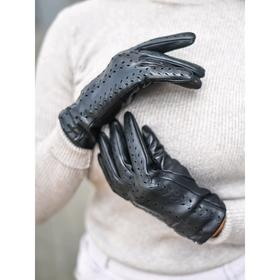 

Перчатки женские, размер 8,5, цвет чёрный