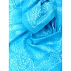 Платок женский, размер 50х50, цвет голубой - Фото 2