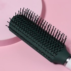 Расчёска массажная, прорезиненная ручка, 4×23(±1) см, зелёная, белая - Фото 2