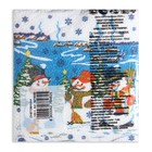 Салфетки бумажные «Снеговички», 24×24 см 100 листов - Фото 3