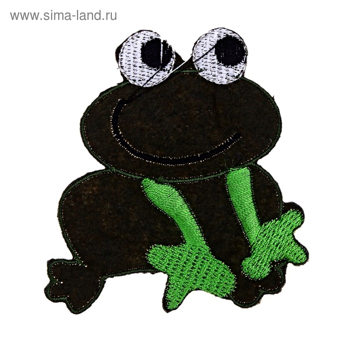 Термонаклейка "Веселая лягушка" - Фото 1