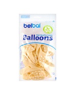 Воздушные шары латексные 14" «Сердца белые», 25 шт., шелкография - Фото 2